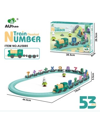 Mathematical Train 53 pcs.