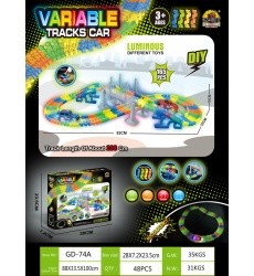 VARIABLE 165pcs Car Racing Track