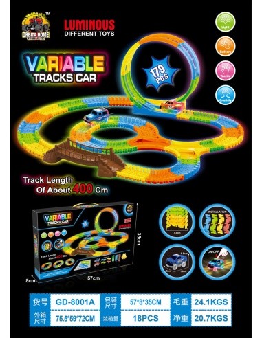 Car Race Track VARIABLE 179pcs.