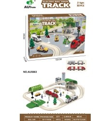 City Train with Light and Sound Function 80 pcs.