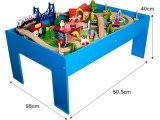 MEGA Wooden Train on the Table