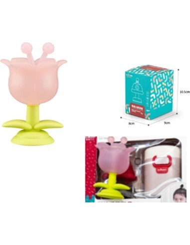 Teether Flower Pink + Packaging