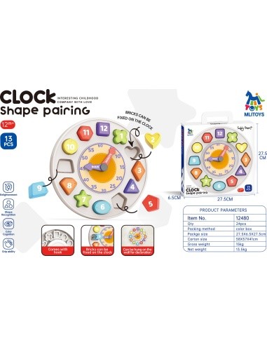 Clock for the Youngest Different Shapes