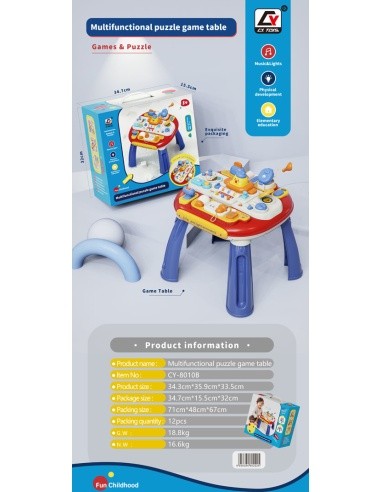 Multifunctional Interactive Play Table