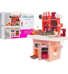 Kitchen with Light and Sound Function Pink