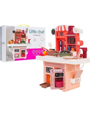Kitchen with Light and Sound Function Pink