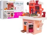 Kitchen with Light and Sound Function Pink