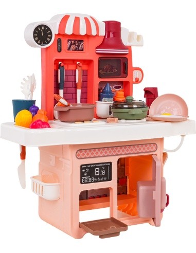 Kitchen with Light and Sound Function Pink