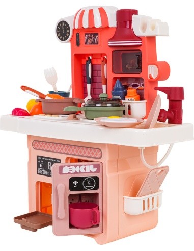 Kitchen with Light and Sound Function Pink