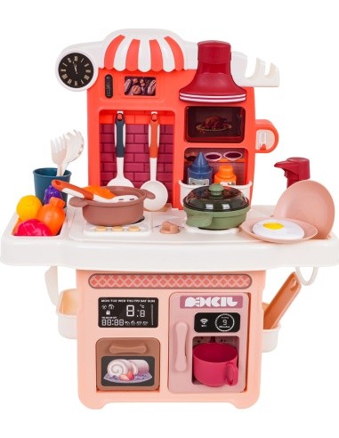 Kitchen with Light and Sound Function Pink