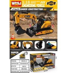 Excavator with Sound and Light Function 1:18