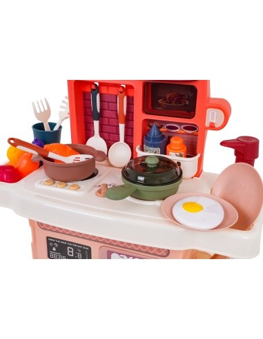 Kitchen with Light and Sound Function Pink