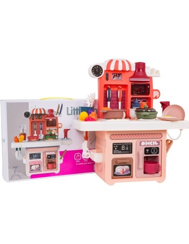 Kitchen with Light and Sound Function Pink