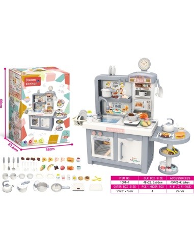 MEGA Gray Kitchen + Accessories