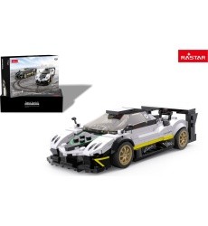 Automobilis 1:28 Pagani Zonda R blokai balti RASTAR