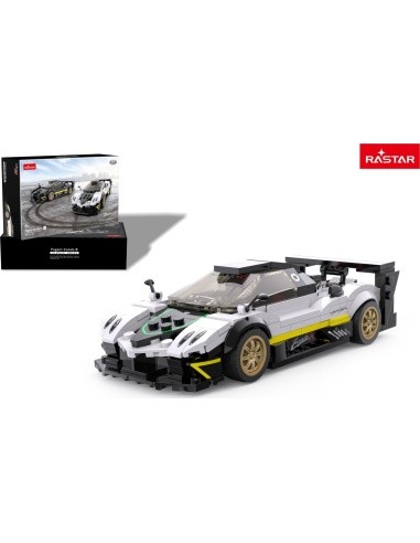 Car 1:28 Pagani Zonda R Blocks White RASTAR