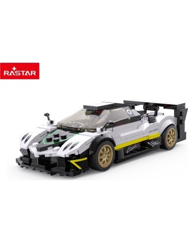 Automobilis 1:28 Pagani Zonda R blokai balti RASTAR