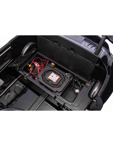 Elektromobilis Porsche 911 GT3 STRONG, juodas