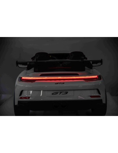 Elektromobilis Porsche 911 GT3 STRONG MP4, baltas