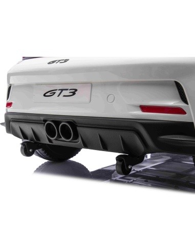 Elektromobilis Porsche 911 GT3 STRONG MP4, baltas