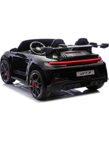 Elektromobilis Porsche 911 GT3 juodas