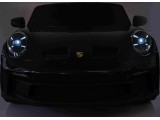 Elektromobilis Porsche 911 GT3 juodas