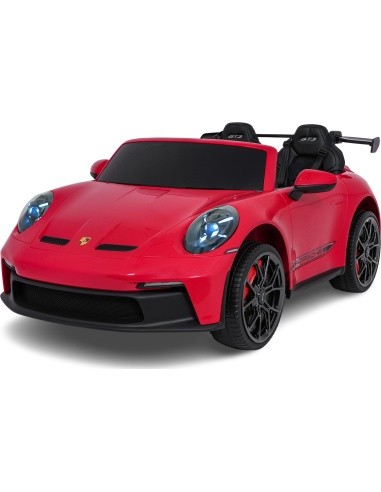 Elektromobilis Porsche 911 GT3, raudonas