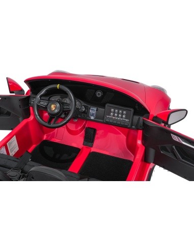 Elektromobilis Porsche 911 GT3, raudonas