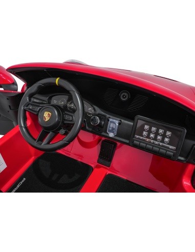 Elektromobilis Porsche 911 GT3, raudonas