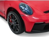 Elektromobilis Porsche 911 GT3, raudonas