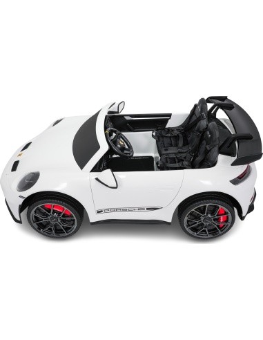 Elektromobilis Porsche 911 GT3, baltas