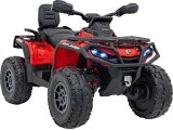 Elektrinis keturratis Can-Am Outlander ATV, raudonas