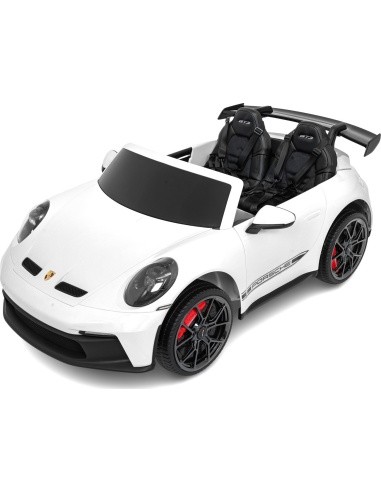 Elektromobilis Porsche 911 GT3, baltas