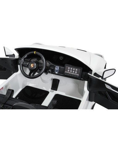 Elektromobilis Porsche 911 GT3, baltas