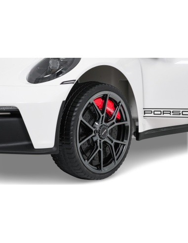Elektromobilis Porsche 911 GT3, baltas