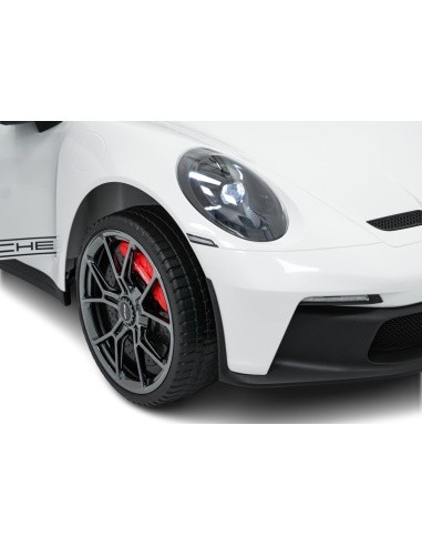 Elektromobilis Porsche 911 GT3, baltas