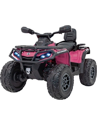 Keturratis Can Am Outlander ATV, rožinis