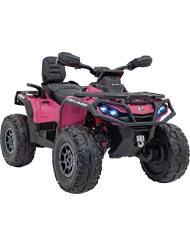 Keturratis Can Am Outlander ATV, rožinis