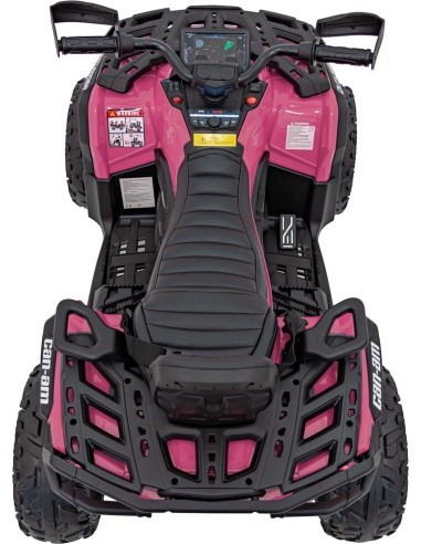 Keturratis Can Am Outlander ATV, rožinis