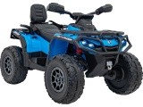 Elektromobilis keturratis Can Am Outlander ATV, mėlynas
