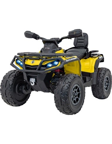 Quad Can Am Outlander ATV Yellow