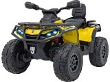 Keturratis Can Am Outlander ATV geltonos spalvos