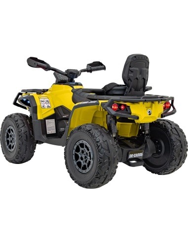 Quad Can Am Outlander ATV Yellow