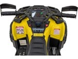 Keturratis Can Am Outlander ATV geltonos spalvos