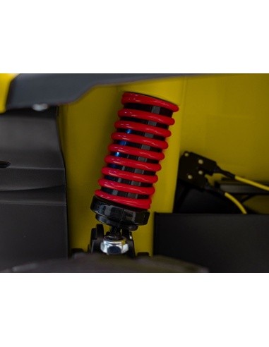 Keturratis Can Am Outlander ATV geltonos spalvos