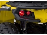 Keturratis Can Am Outlander ATV geltonos spalvos