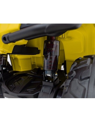 Keturratis Can Am Outlander ATV geltonos spalvos
