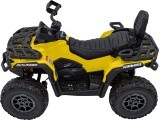 Keturratis Can Am Outlander ATV geltonos spalvos