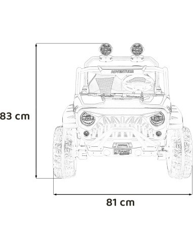 PASSION 4x4 Pink Off-Road Vehicle