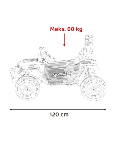 PASSION 4x4 Off-Road Vehicle Red